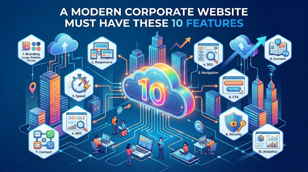 A Modern Corporate Website Must Have These 10 Features