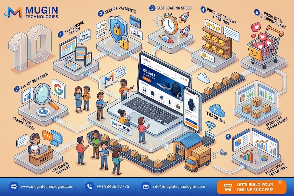 10 Essential Features Every E-Commerce Website Should Have