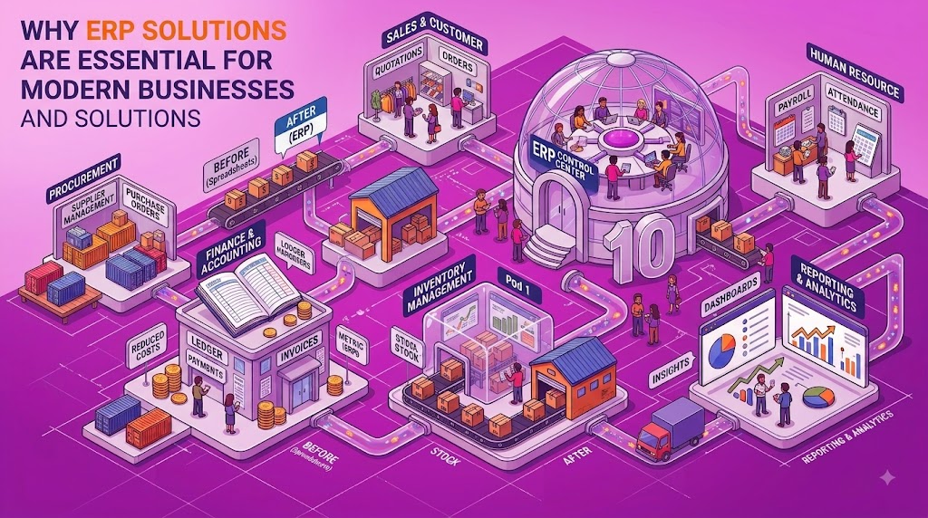 Why ERP Solutions Are Essential for Modern Businesses