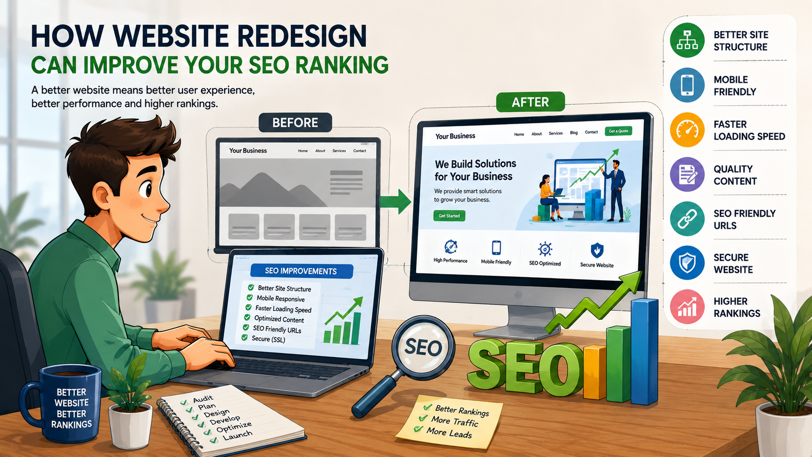How Website Redesign Can Improve Your SEO Ranking