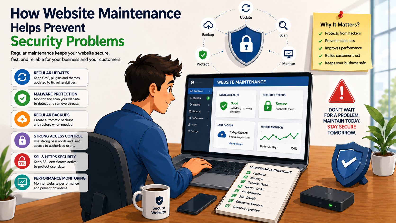 How Website Maintenance Helps Prevent Security Problems