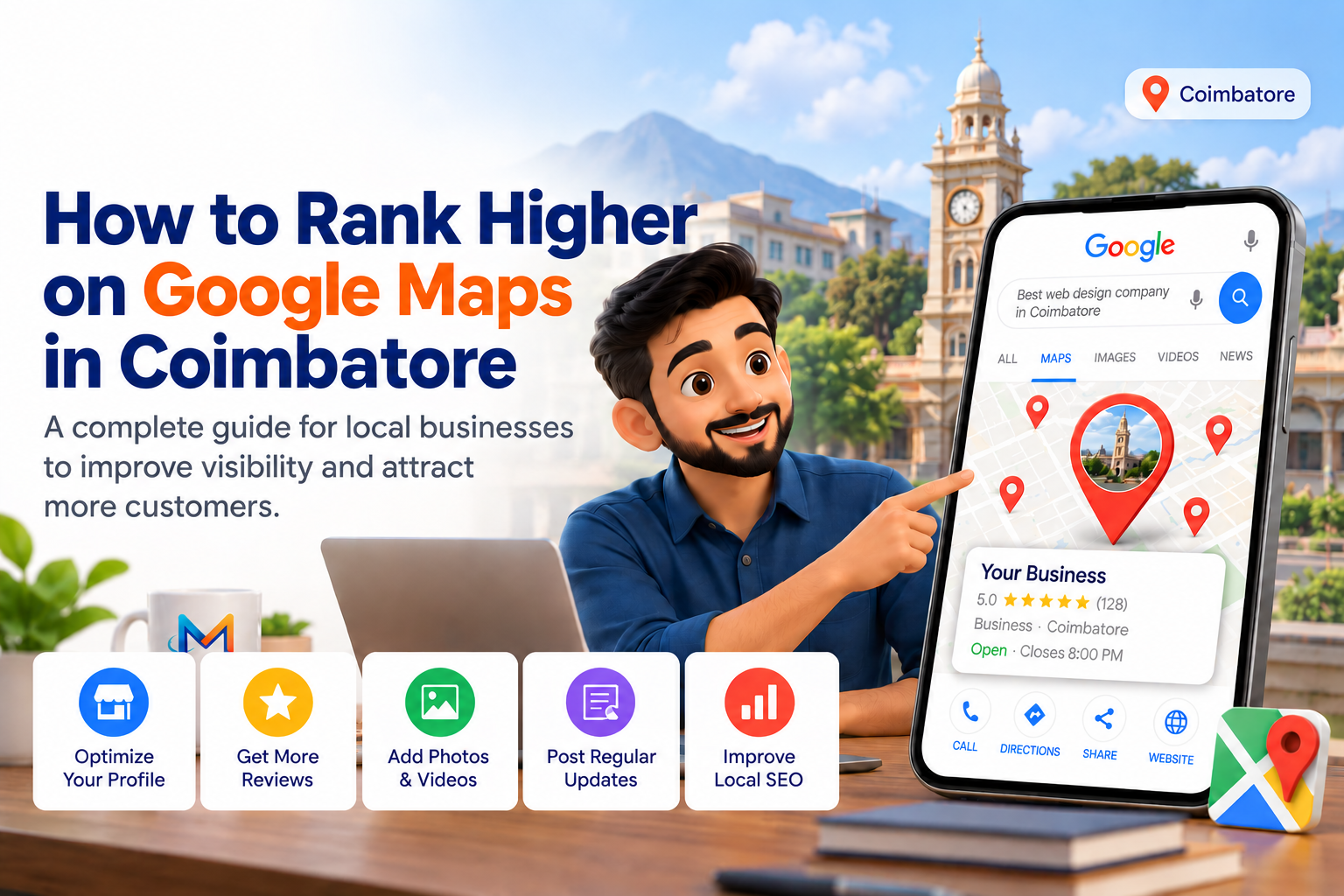 How to Rank Higher on Google Maps in Coimbatore: A Complete Guide for Local Businesses (2026)
